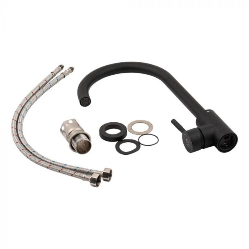 Змішувач для кухні Lidz (BLA) 12 32 015F-8, чорний Київ - фото 7