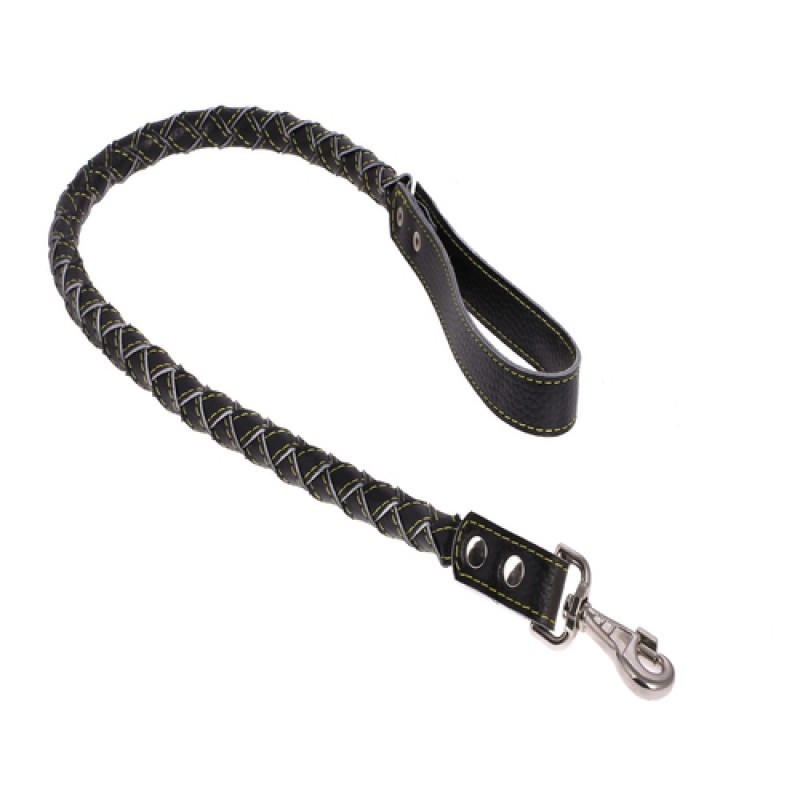 779 Повідець шкіряний "КЛАСИК" плетіння, КОЛО (ширина 25 мм, довжина 1.15 м) Вінниця - фото 1