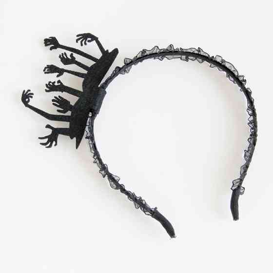 Обруч на Хэллоуин на голову Руки one size черный Киев