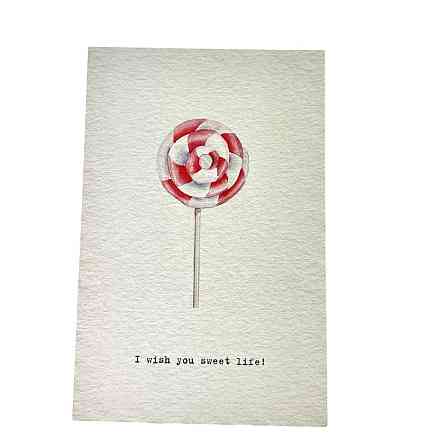 Листівка "I wish you sweet life" 10х15 см Рівне