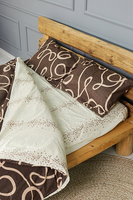 Комплект постільної білизни Ideal Textile бязь з принтом двоспальний євро (56860702) Чернівці - фото 1