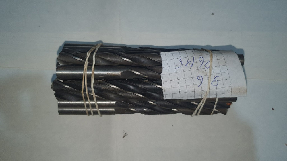 Свердло з циліндричним хвостовиком 9.6 мм. Р6М5. СССР. Харків - фото 1