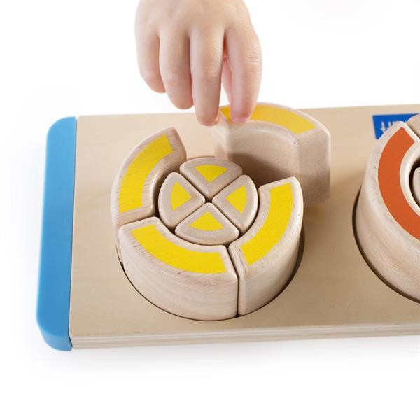 Деревянный пазл-сортер Guidecraft Manipulatives Сегменты круга (G6746) Харьков - изображение 12