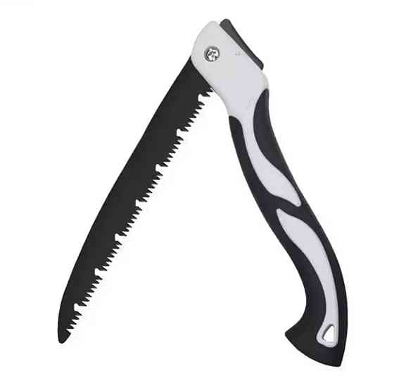 Ручная складная пила 250 DELIXE из прочной стали 55 см черно-белый Киев
