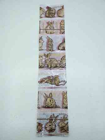 Декорації для яєць 7 яєць "Пасхальні Кролики" (100 шт.) Харків