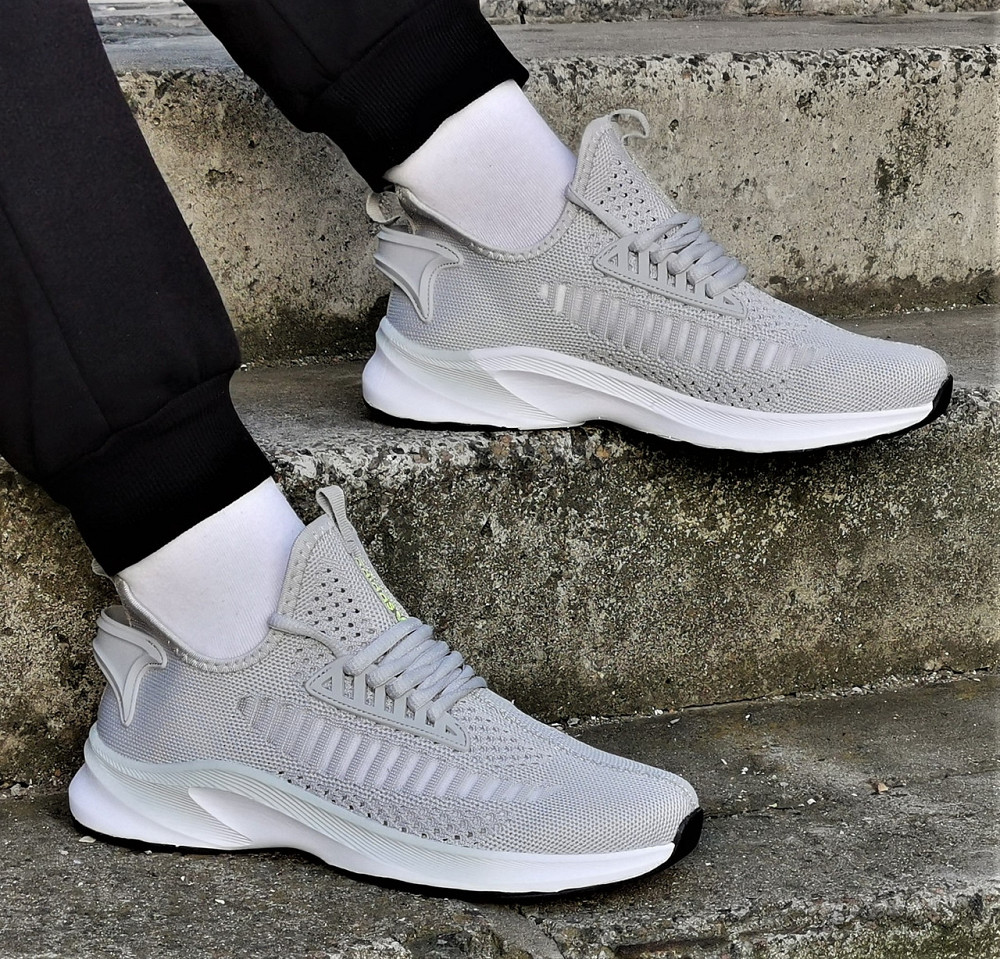 Кроссовки Adidas Мужские Серые Адидас BOOST (размеры: 41,42,43,45) Днепр - изображение 9