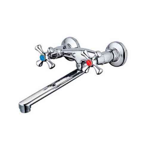 Смеситель для кухни ZERIX TMK-B722, настенный, ручки крест. Харьков