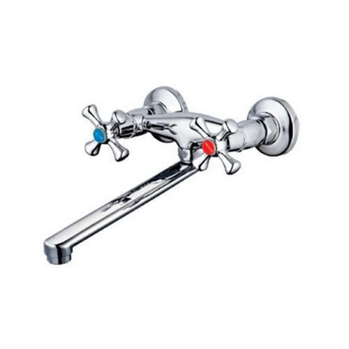 Смеситель для кухни ZERIX TMK-B722, настенный, ручки крест. Харьков - изображение 2