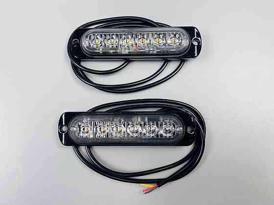 Стробоскоп автомобільний, Аварійні попереджувальні вогні для транспортних засобів LED 12В/24В (6 Led діодів) Мукачево