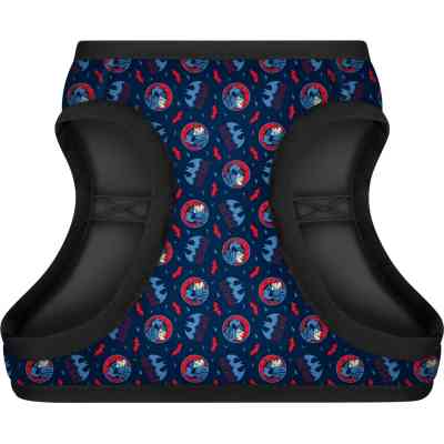 Шлей для собак WAUDOG Clothes с QR паспортом "Бэтмен красно-голубой" XS1 (1001-4003) Винница