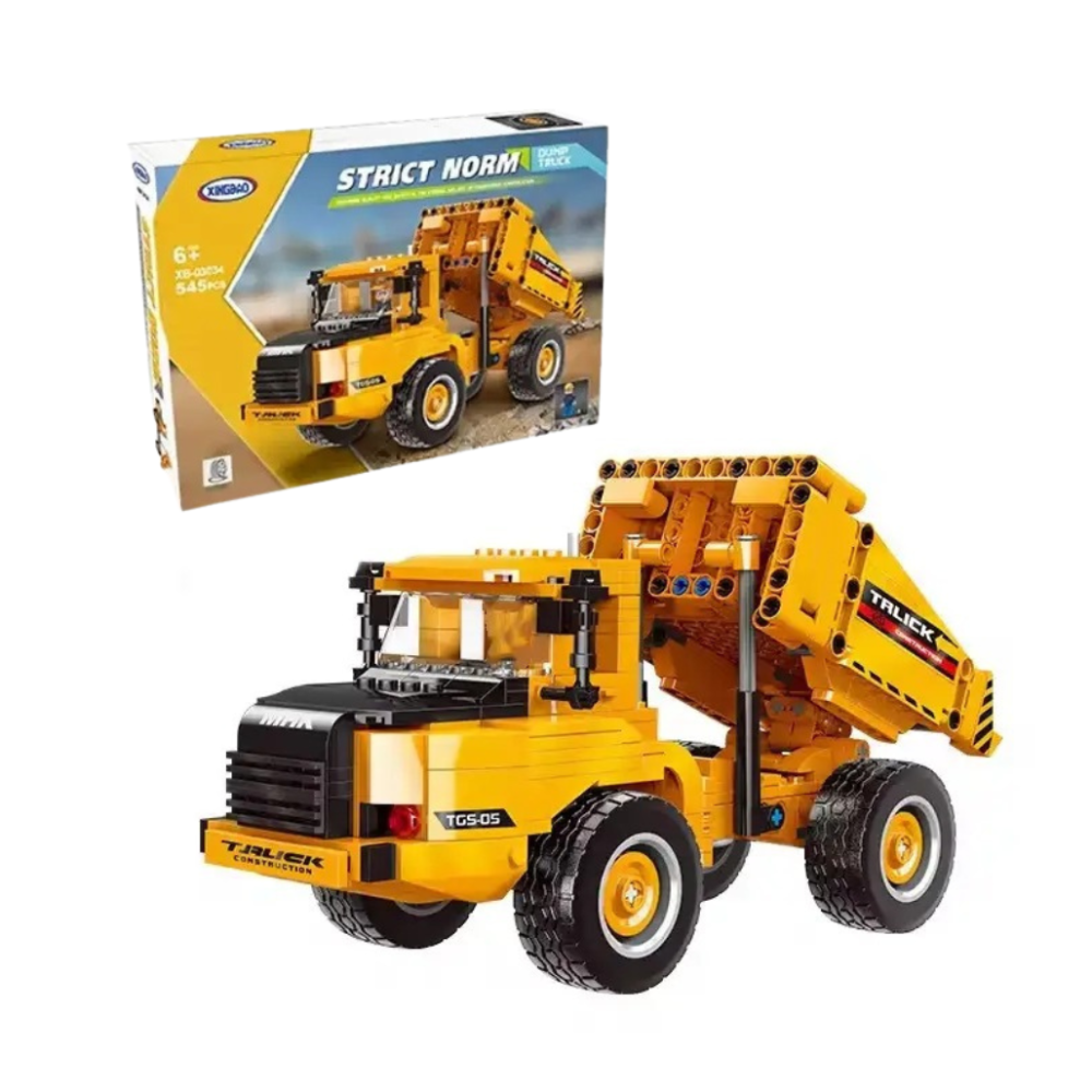 Конструктор ігровий.Дитячий Самоскид Будівельна техніка 545 деталей Кам'янець-Подільський - фото 1