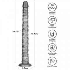 Реалистичный вибратор - King Sized Vibrating Vibrax Slider 16