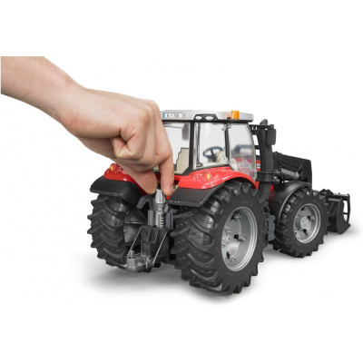 Спецтехника Bruder Massey Ferguson 7624 с передним погрузчиком 1:16 (03047) Винница - изображение 7
