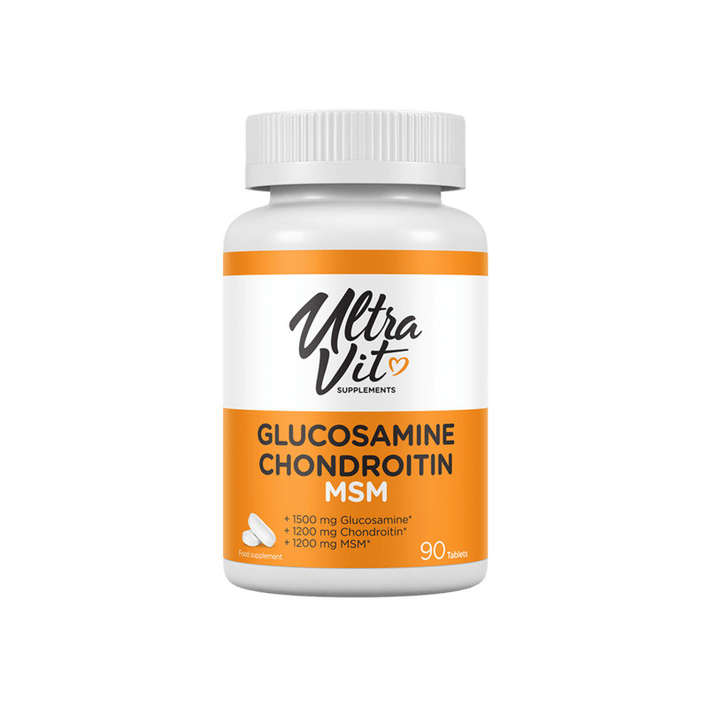 ULTRAVIT Glucosamine Chondroitin MSM 90 tab Луцк - изображение 1