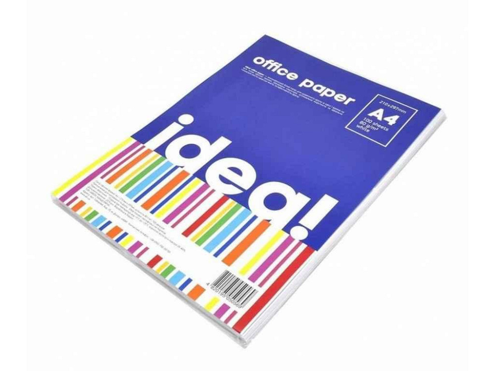 Бумага офисная A4 плотная. 80 г/м2, 100 листов ТМ IDEA Киев - изображение 1