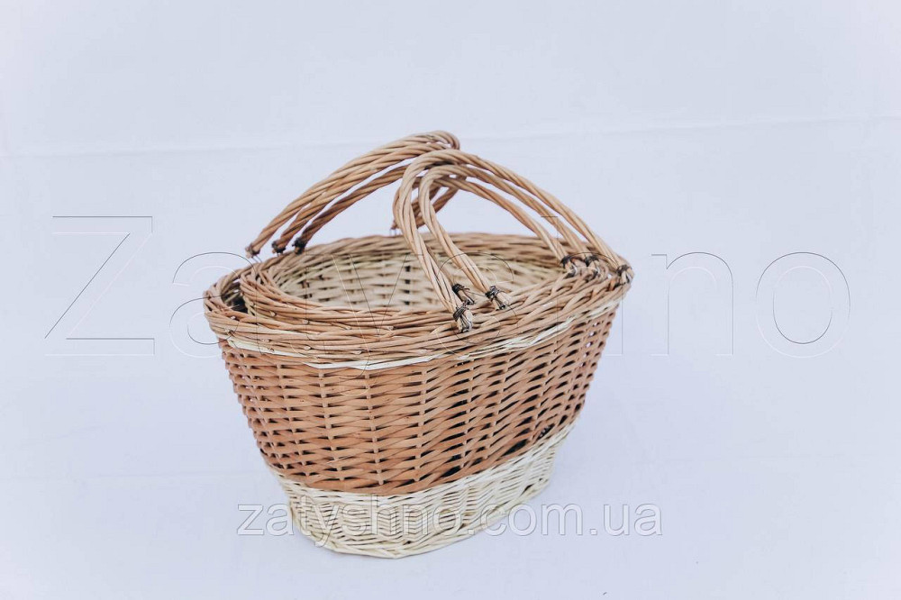 Корзина на Пасху маленькая | корзинка пасхальная | плетеная корзина на Пасху из лозы Киев - изображение 2