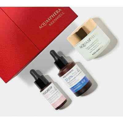 Набір Зволожувальний денний крем + сироватка для обличчя + сироватка навколо очей Keenwell AQUASPHER 80 мл + 30 мл + 15 мл Дніпро