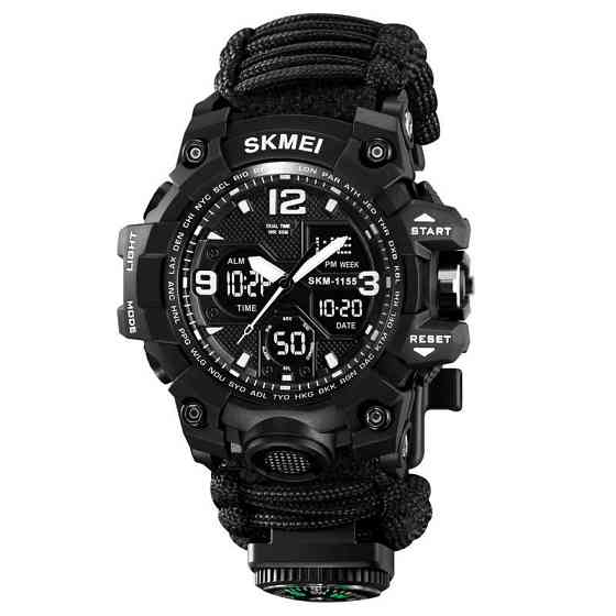 Часы наручные мужские SKMEI 1155BKBK PARACORD IF-80 Киев