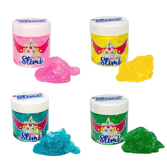 Слайм 71817 (укр) "Mi-mi Slimi - з фольгою" - 0,150 кг, в асорт., в блоці 12 шт, в кор-ці  48 шт, шт Київ - фото 1
