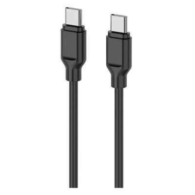 Дата кабель USB-C to USB-C 1.0m Glow 60W black 2E (2E-CCCC-BL) Винница - изображение 1