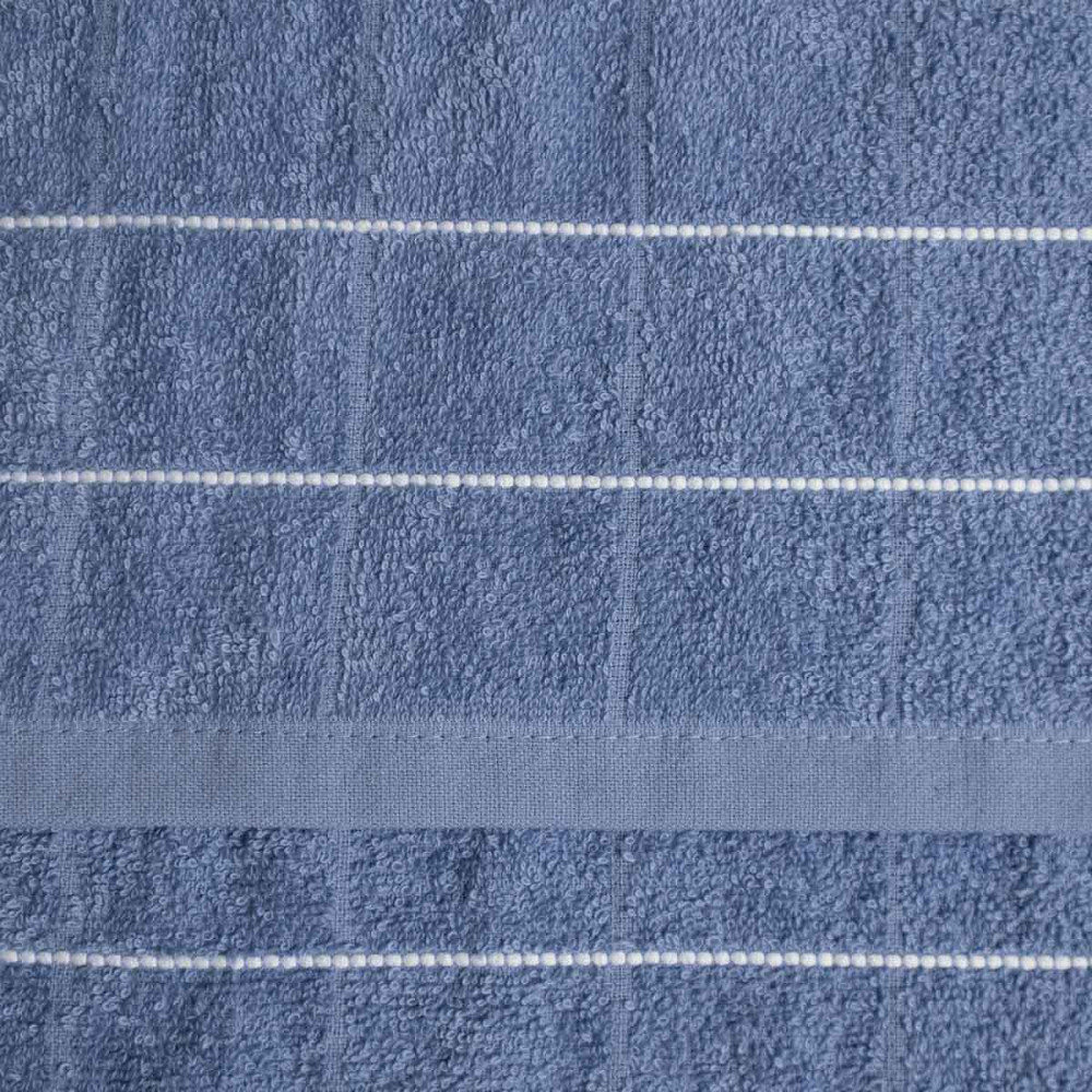 Махровий кухонний рушник зі смужками 30х50 см 400г/м2 GM Textile (Синій) Суми - фото 5