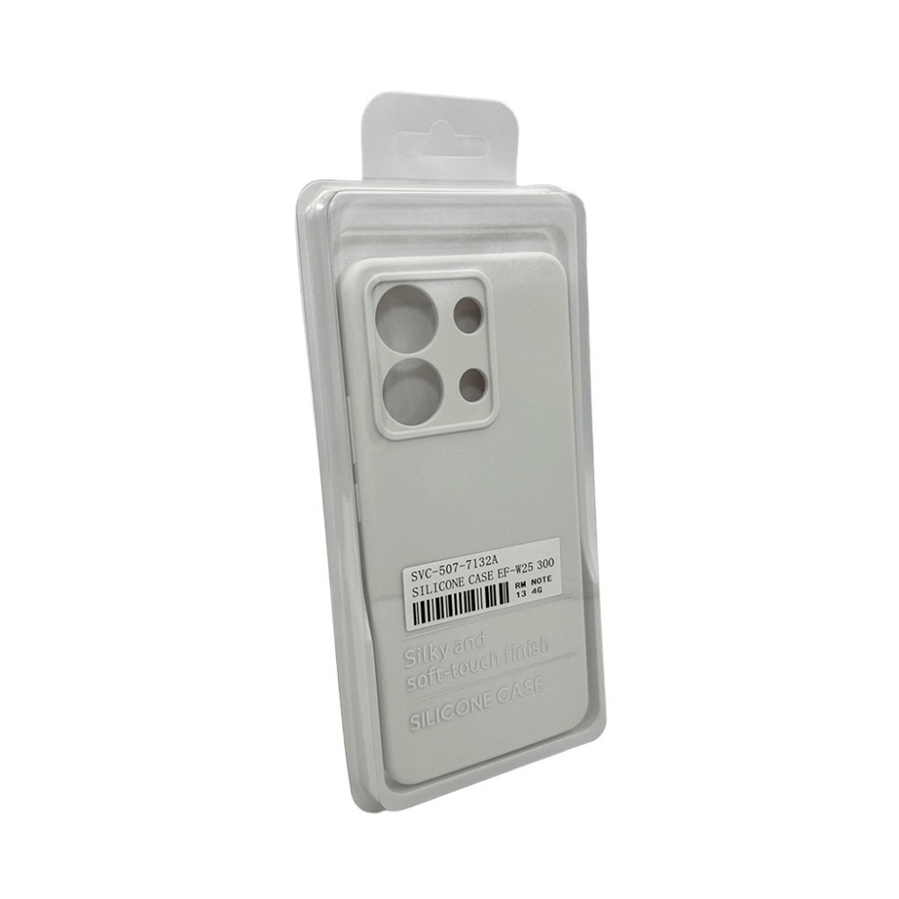 Чохол Cosmic Silicone для Xiaomi Redmi Note 13, білий Київ - фото 1