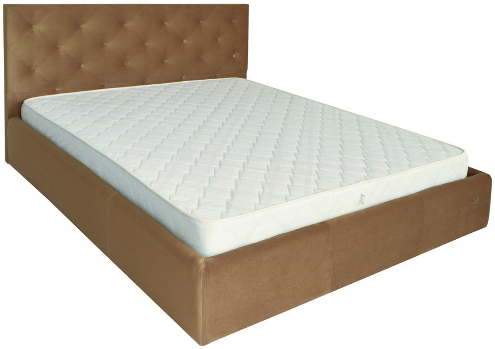 Кровать Bristol Comfort 140 х 190 см Missoni 004 С подъемным механизмом и нишей для белья Светло-коричневый Днепр - изображение 7