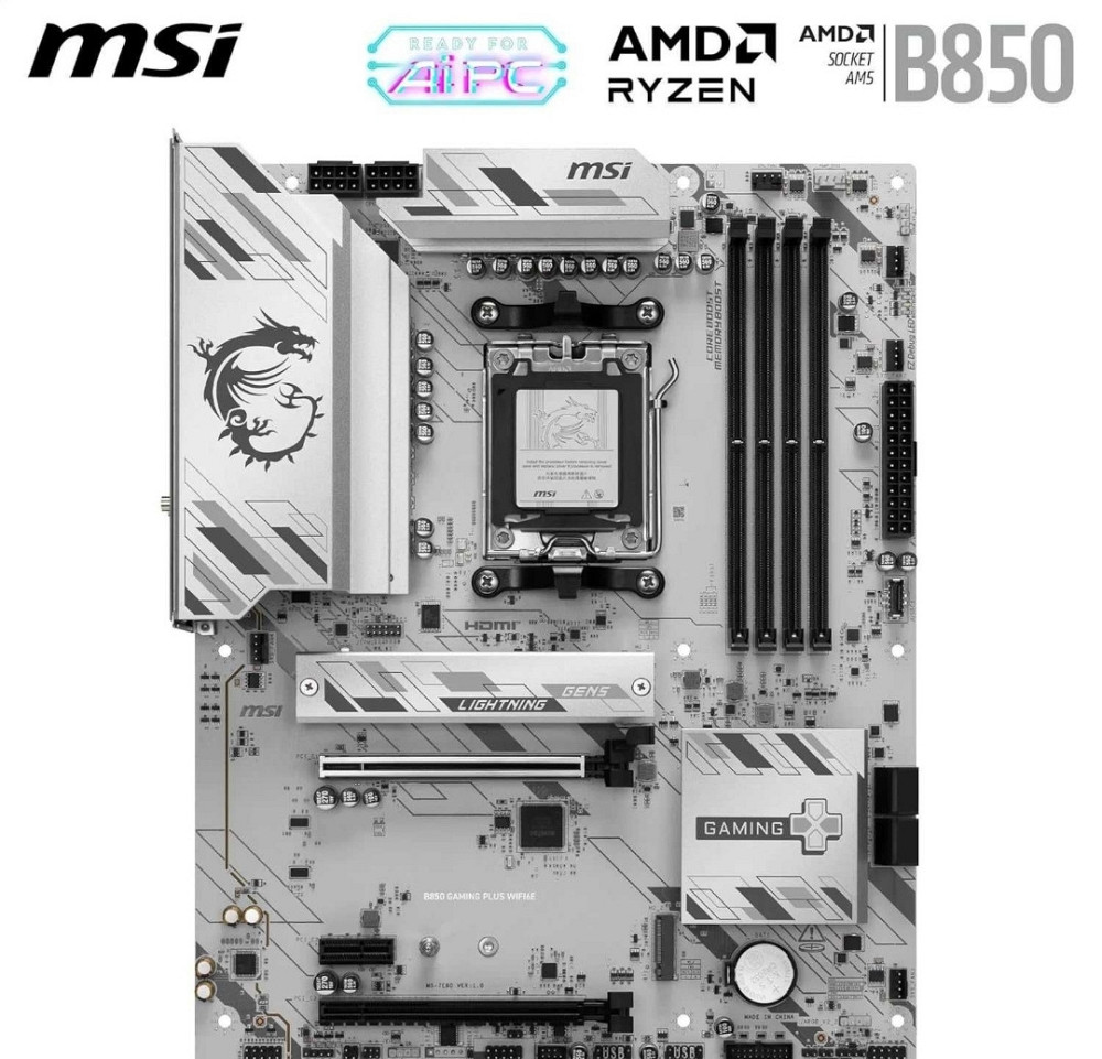 Материнская плата MSI B850 GAMING PLUS WIFI 1 шт. NEW! Харьков - изображение 5