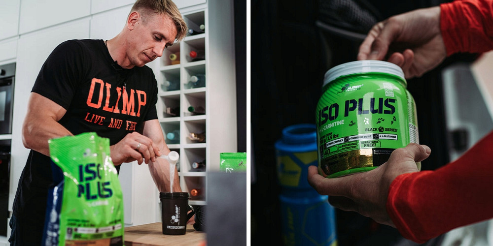 Изотоник - Енергетик OLIMP Iso Plus powder (тропик) 1505 g Луцк - изображение 3