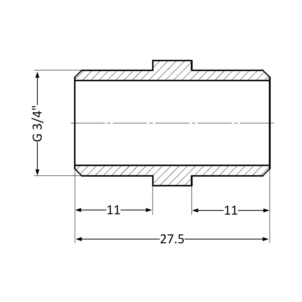 Ніпель Thermo Alliance Standart 3/4" НР SD4072020 Київ - фото 2