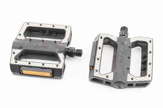 Педалі CITY 9/16" (107x103x25mm) пластикові, чорно-сірі NW-420 Київ