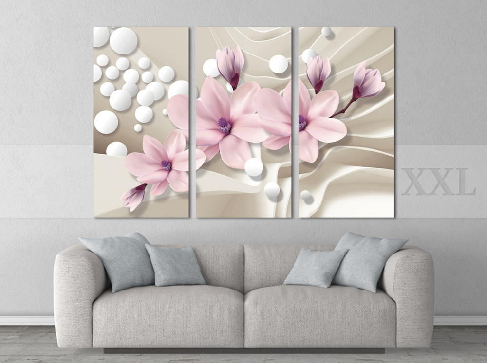 Модульна картина Квіти Абстракція Art-57_XXL Київ - фото 4