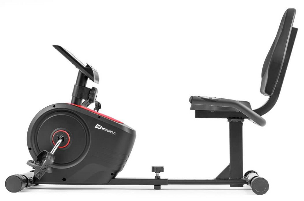 Горизонтальный велотренажер Hop-Sport HS-2050L Beat красный Киев - изображение 2