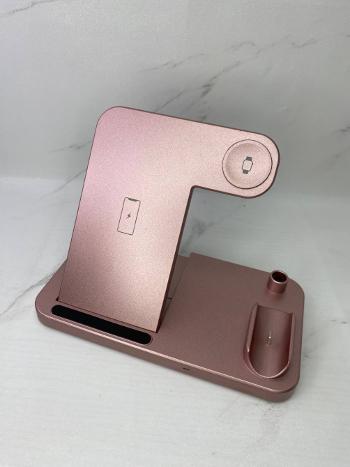 Беспроводная зарядная станция KEPHE PowerFold 4-в-1, 100 Вт для iPhone, Apple Watch, AirPods — Б/У Киев - изображение 4