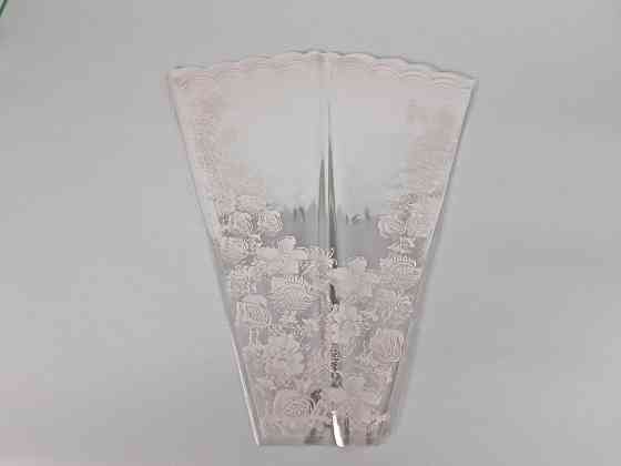 Упаковка конус под цветы h60/14низ/56верх(100шт) Белые цветы 170 (1) (100 шт) Харьков