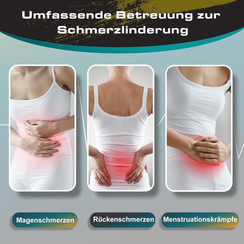 Тепловой пояс для спины, электрический нагревательный 11*27см с аккумулятором 5000 мАч для менструальных болей Киев - изображение 5