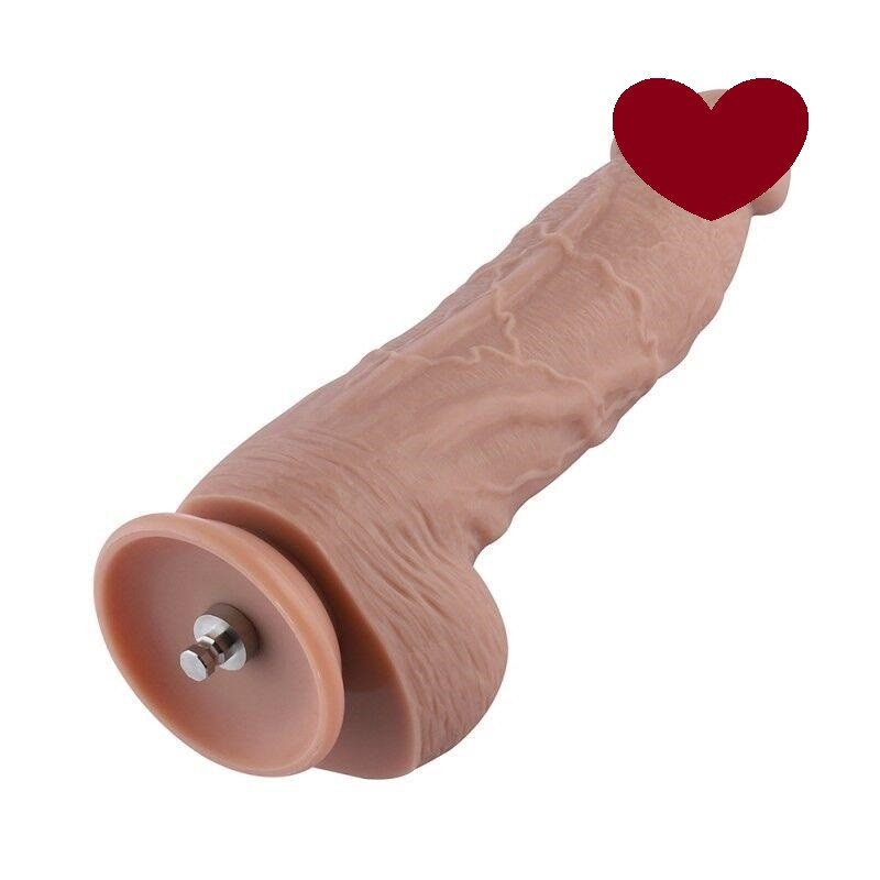 Гнучкий фалоімітатор для секс-машин Hismith 9.25″ Silicone Dildo, система KlicLok Sex Aura Київ - фото 1