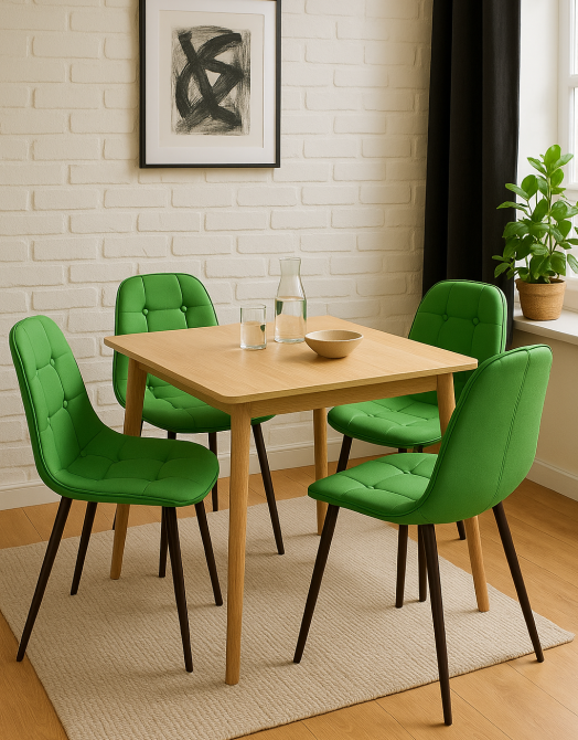 Стілець Агата обідній колір зелений Днепр - изображение 1