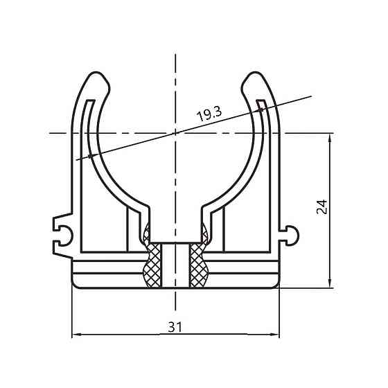 Крепеж PPR Blue Ocean 