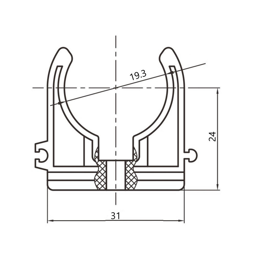 Крепеж PPR Blue Ocean 
