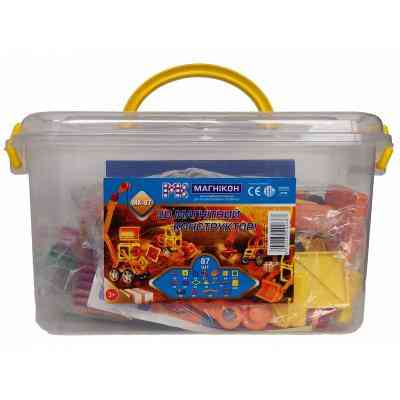 Конструктор Магнікон 87 деталей Plastic box (MK-87) Винница