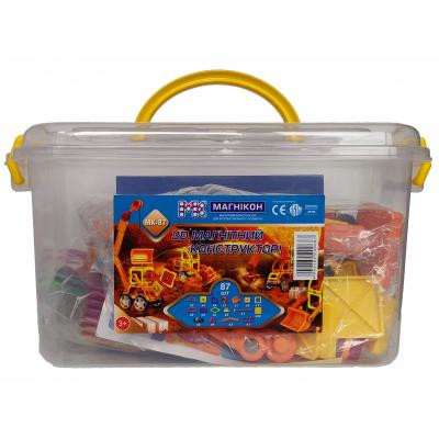 Конструктор Магнікон 87 деталей Plastic box (MK-87) Винница - изображение 2