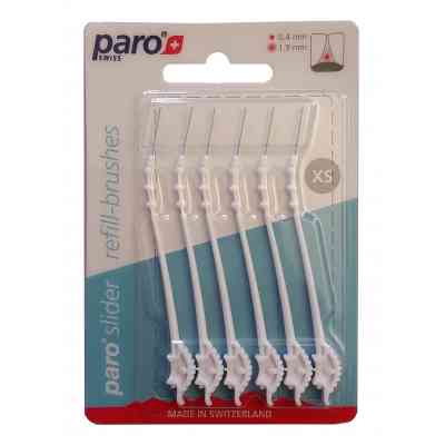 Щітки для міжзубних проміжків Paro Swiss slider змінні розмір XS 6 шт. (7610458010310) Вінниця