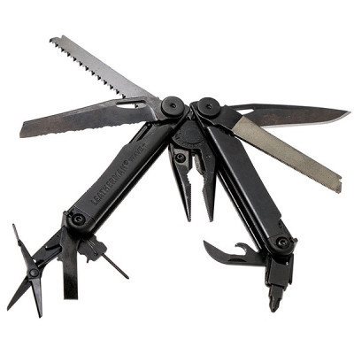 Мультитул Leatherman WAVE PLUS BLACK, синтетический чехол, карт. коробка (832526) Винница - изображение 10
