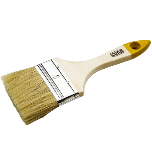 Пензель флейцевий 3" мікс (натуральний/штучний ворс) Standart СИЛА Житомир