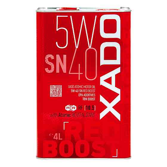 Моторное масло Xado Atomic Oil Red Boost 5W-40 4л Львов