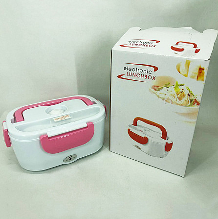 Ланч бокс для школи Lunch Heater 220 V, Судочок для їжі з двома відділеннями, Ланчбокс 3 відділення KF-32 Львів - фото 4