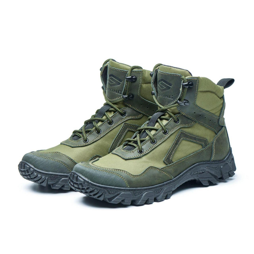 Черевики тактичні, берці. Шкіряні, кордура. Міцні. 205-Хакі 45 (30) Харків - фото 2