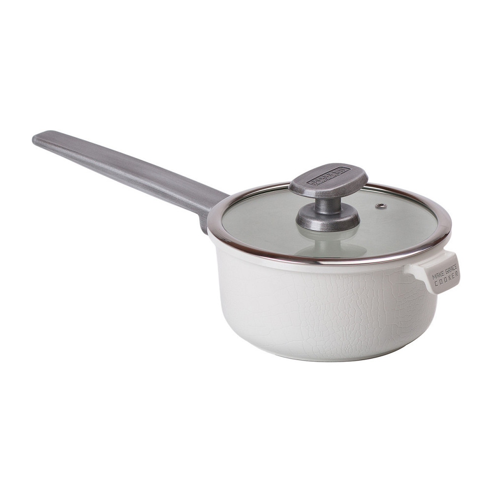 Сотейник с толстым дном объемом 1.9 лл с антипригарным керамическим покрытием Ø 18 см MGC HP-4-451W Киев - изображение 1