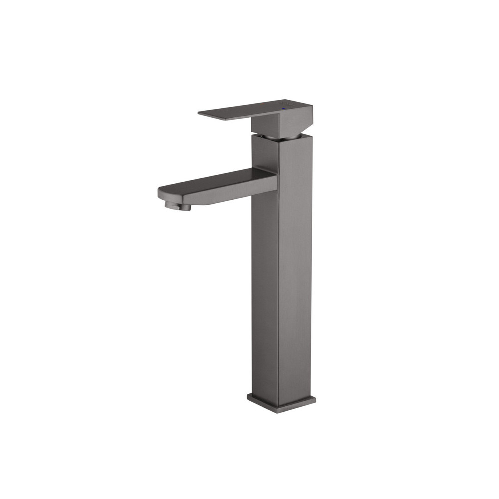 Смеситель для раковины Kroner KRP Edelstahl Kubus - PVD010-3 Киев - изображение 5